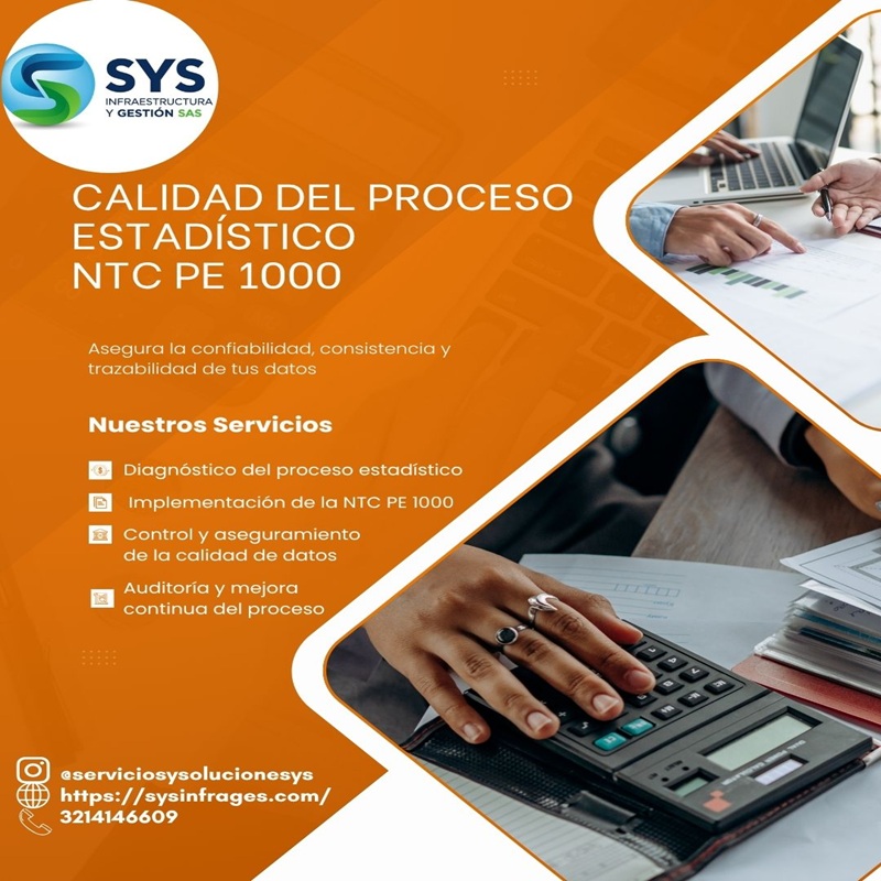 En este momento estás viendo Calidad del Proceso Estadístico – NTC PE 1000