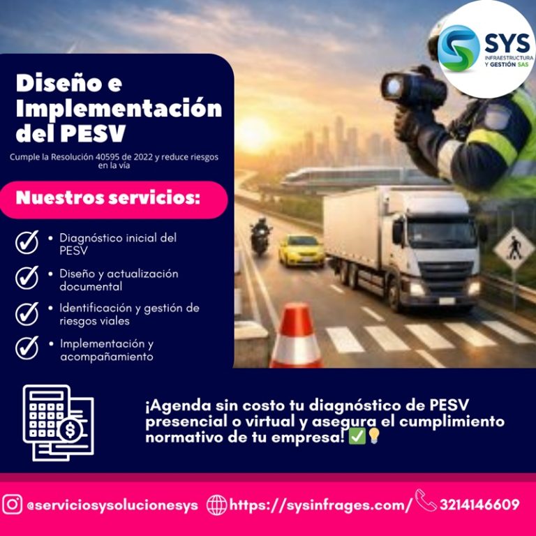 Lee más sobre el artículo 🚦 Diseño e Implementación del PESV