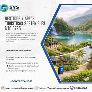 Destinos y Áreas Turísticas Sostenibles – NTC 6725