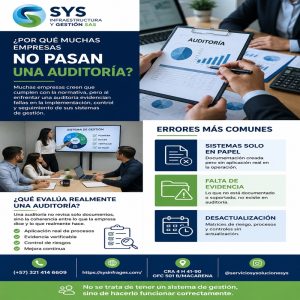¿Por qué muchas empresas no pasan una auditoría, aunque creen que cumplen?